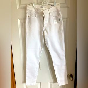 NWT Old Navy white skinny jeans size 4